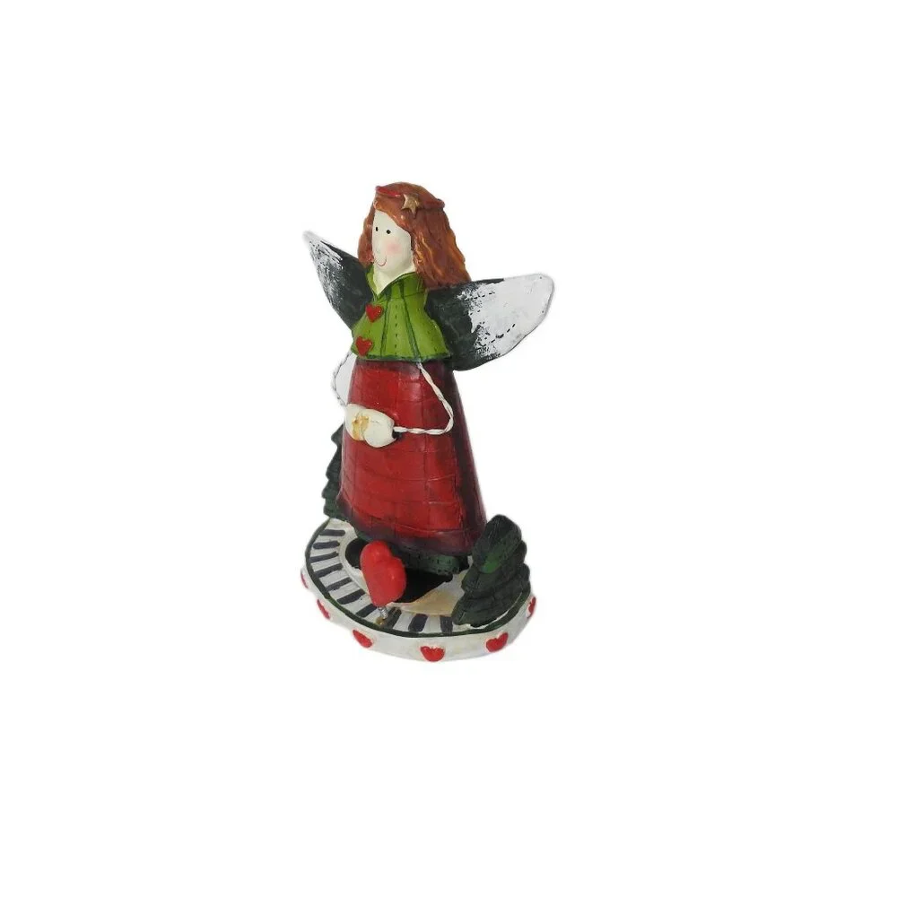 Gooseberry Patch Whimsical Angel Figurine Midwest Cannon Hearts Trees